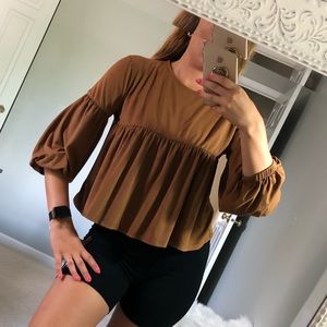 Velvet blouse